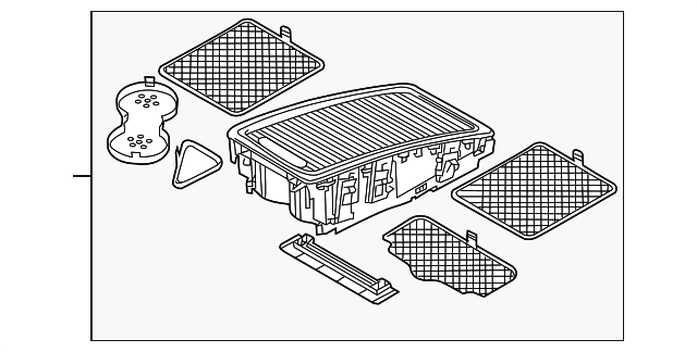 3C8-885-977-D-9B9 Деталь STORAGE BOX