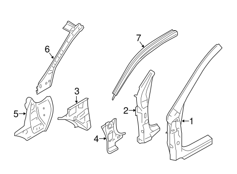 Outback HINGE PILLAR