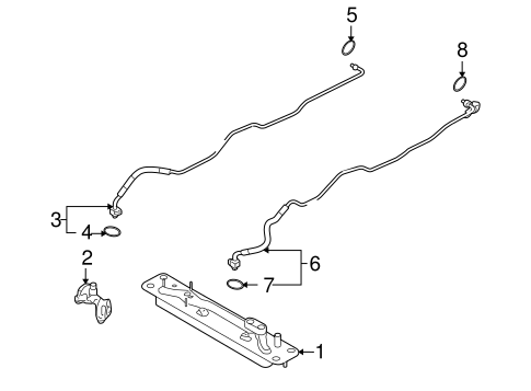 X6 TRANS OIL COOLER