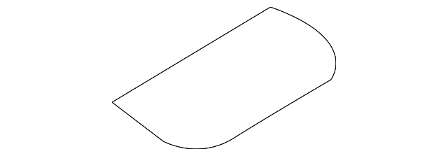 8749252DA0R8H Деталь TRACK END COVER, LEFT