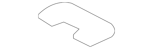 8749653JA0R8J Деталь TRACK END COVER, LEFT