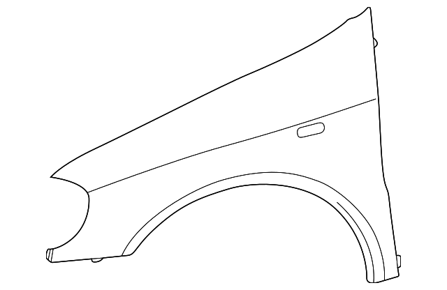 163-880-13-06 Деталь FENDER, LEFT
