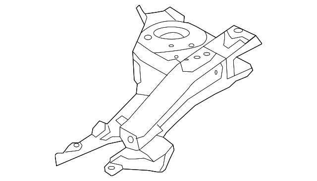 64510-1W010 Деталь APRON ASSY, LEFT