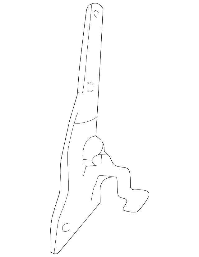 3C7Z78613D61AA Деталь LATCH