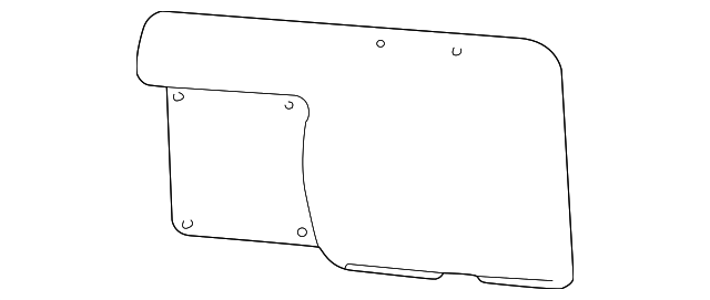 2C7Z7866601DAA Деталь SEAT BACK COVER