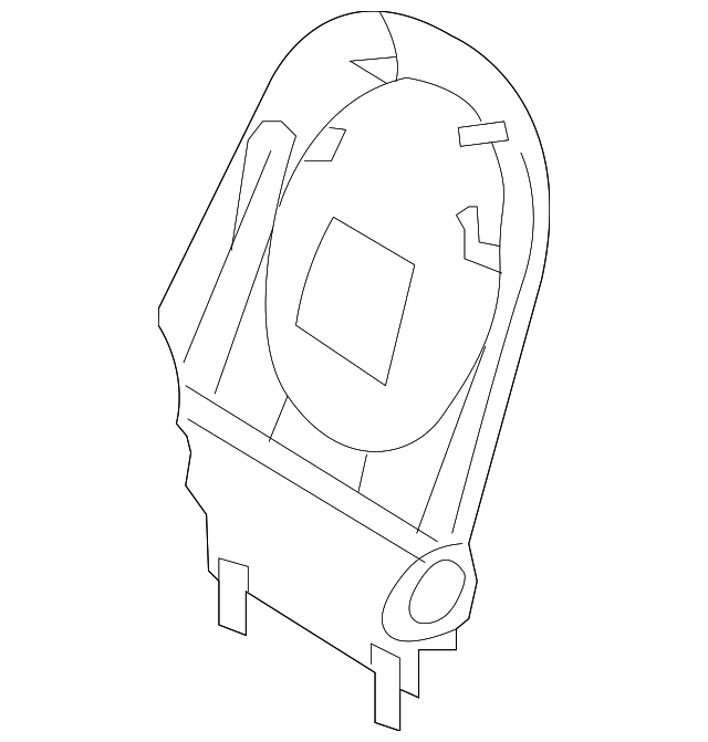 52-10-7-131-644 Деталь SEAT BACK PANEL, LEFT