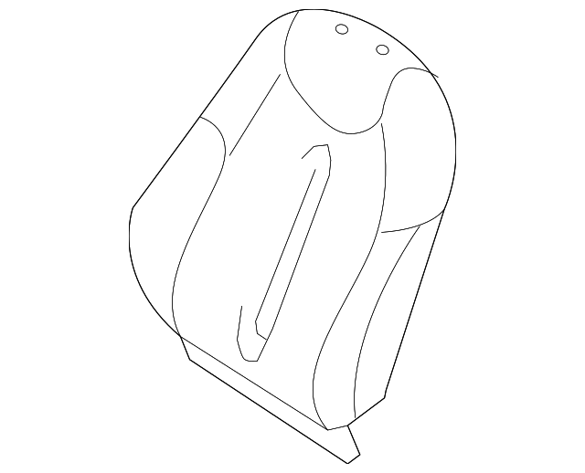 52-10-7-136-392 Деталь SEAT BACK COVER, LEFT