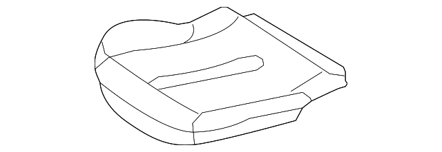 52-10-7-155-015 Деталь CUSHION COVER, LEFT