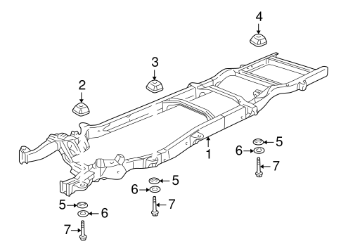 Express 2500 FRAME & COMPONENTS