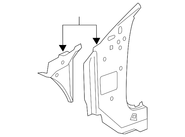 22772867 Деталь INNER HINGE PLR, LEFT