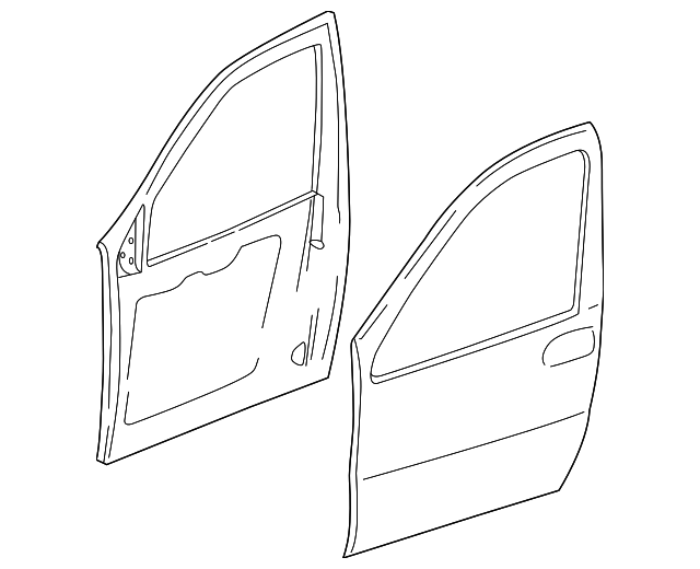 89024087 DOOR SHELL, RIGHT