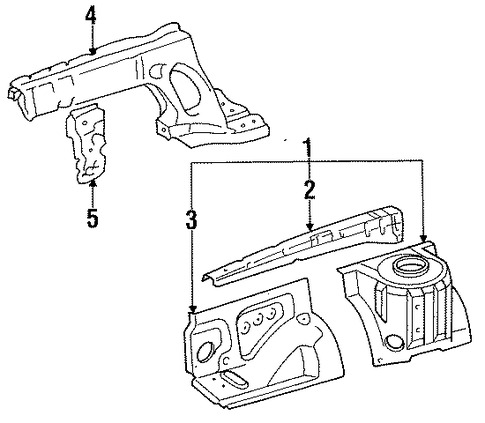 Tercel STRUCTURAL COMPONENTS & RAILS