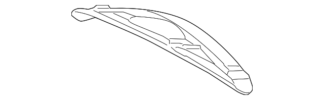 78157-SJA-J01ZA Деталь VISOR, HOOD *NH167L* (GRAPHITE BLACK)