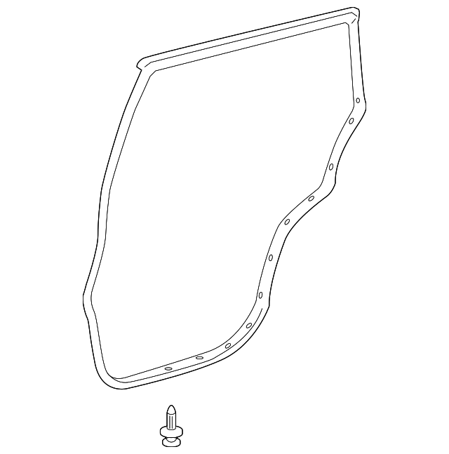 67871-0R010 Деталь DOOR W'STRIP, RIGHT