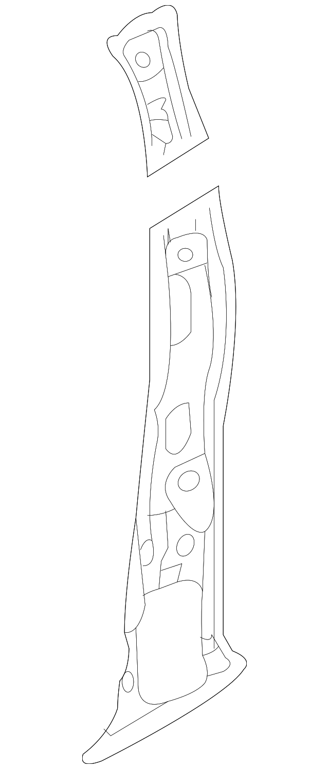6321054L00 Деталь INNER CENTER PLR, RIGHT