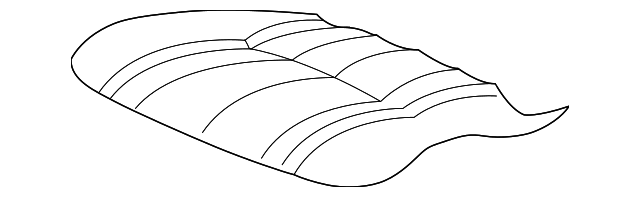 QY641D5AA Деталь CUSHION COVER, LEFT