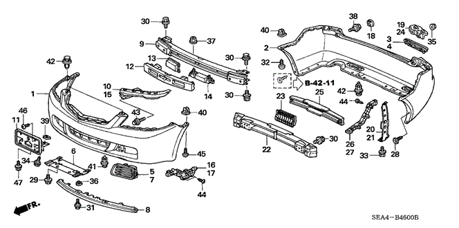 TSX SEDAN BUMPERS (1)