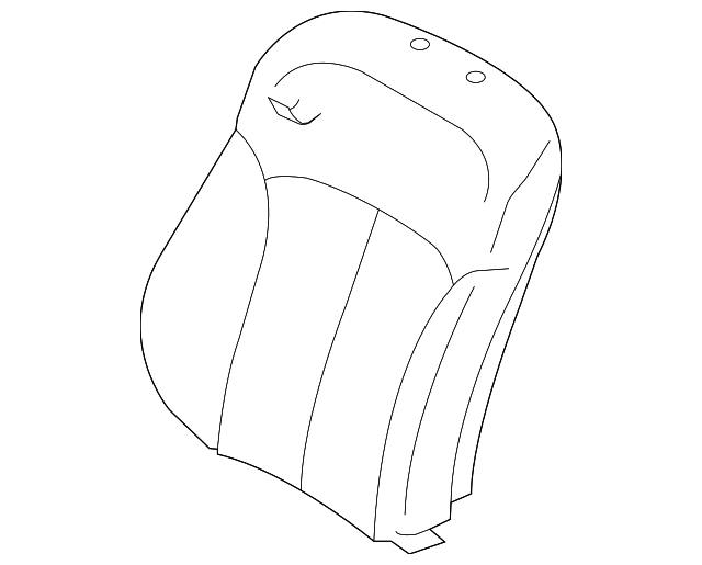 64150AJ02BWJ Деталь SEAT BACK COVER
