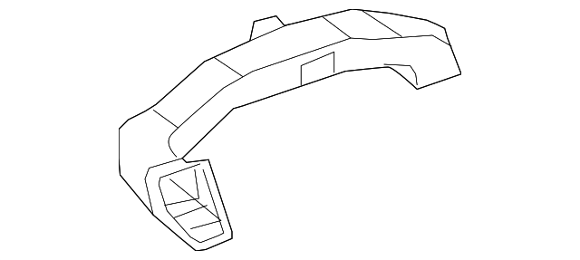 55843-06071 Деталь HEATER DUCT, LEFT