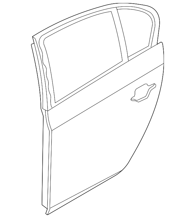 41-00-7-206-113 Деталь DOOR SHELL, LEFT