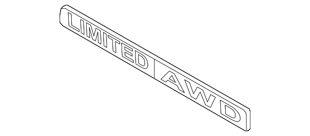 86332-0W000 Деталь NAMEPLATE