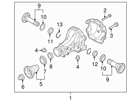 A5 Quattro AXLE & DIFFERENTIAL