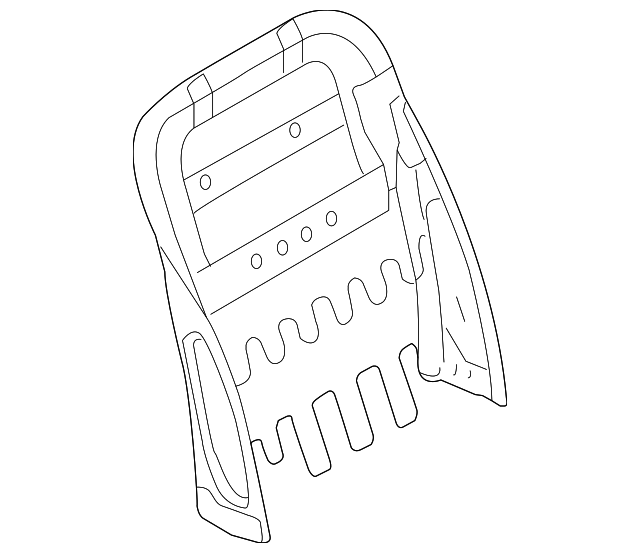87601-1AA0A Деталь SEAT BACK FRAME, RIGHT