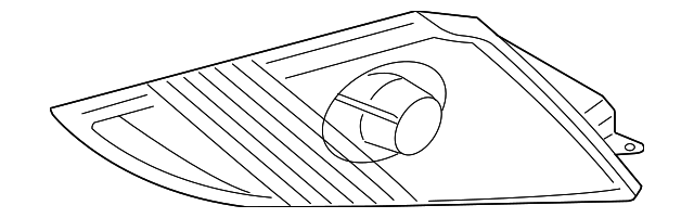 8330A251 Деталь LENS & HOUSING, LEFT
