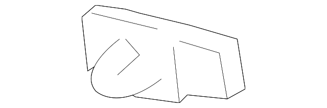 3D4-837-485-A Деталь WINDOW GUIDE CLIP, RIGHT