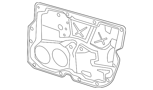3D1-837-461-M Деталь WINDOW REGULATOR, LEFT