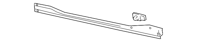3D4-837-431-AL-B41 Деталь WINDOW GUIDE, LEFT