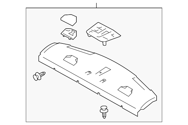 SU003-01901 Деталь PKG TRAY TRIM