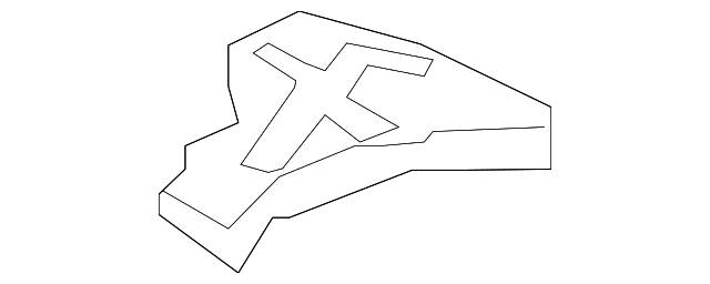 SU003-03348 Деталь STORAGE COMPART, LEFT
