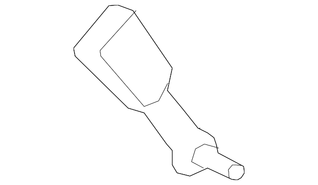 7T4Z7860044BB Деталь BUCKLE END, LEFT