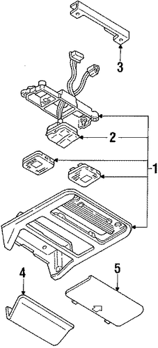 626 OVERHEAD CONSOLE