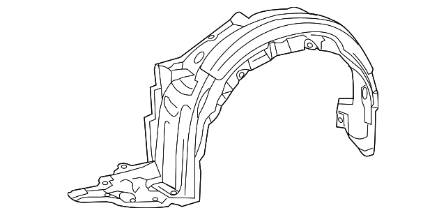 53805-75020 Деталь FENDER LINER, RIGHT