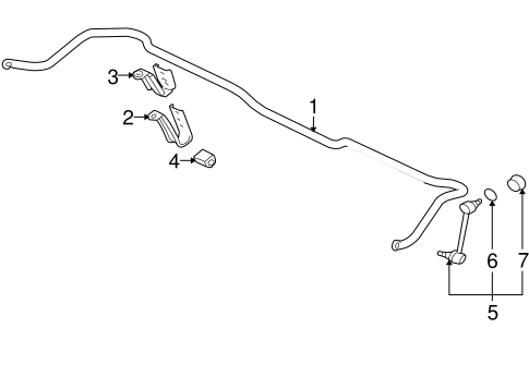 Lancer STABILIZER BAR & COMPONENTS