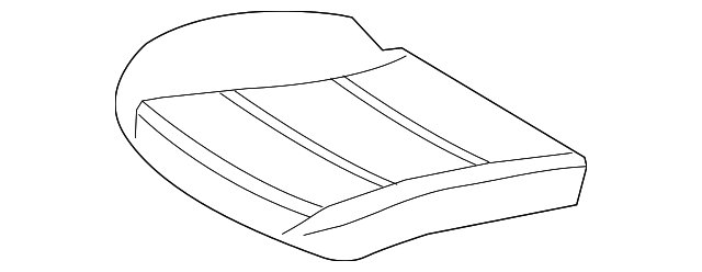 52-10-7-293-498 CUSHION COVER, RIGHT