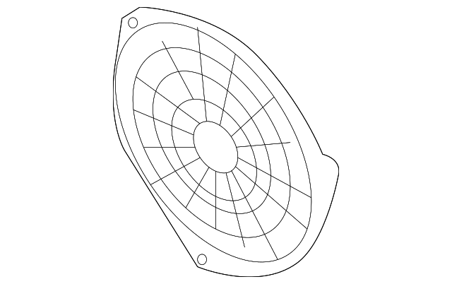 65-13-6-904-241 SPEAKER GRILLE, RIGHT
