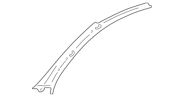 62210-33050-B0 Деталь WNDSHLD PLR TRIM, RIGHT