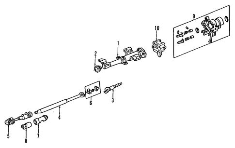 Monaco STEERING COLUMN 2