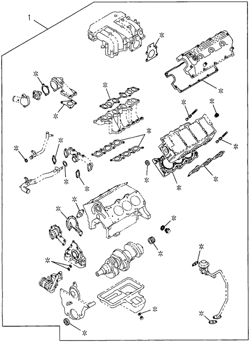SLX ENGINE GASKET KIT (2)