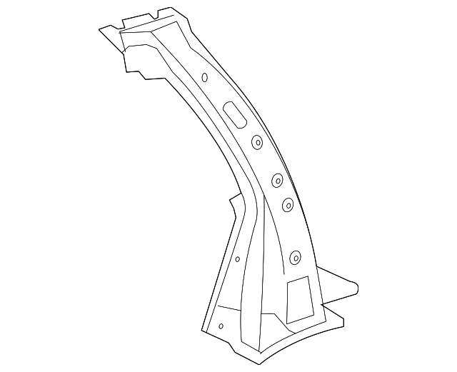 61607-35903 Деталь LOCK PLR REINF, RIGHT