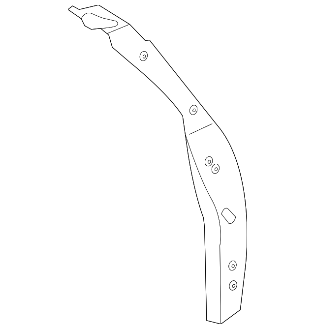 61081-35051 Деталь PILLAR REINF, RIGHT