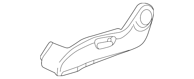 163-919-26-20-7D42 Деталь RECLINE COVER, RIGHT