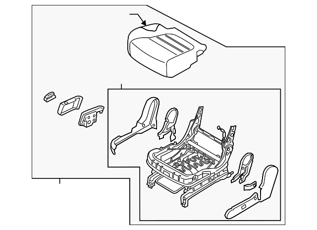 89200-C6000C61 Деталь CUSHION ASSY, RIGHT