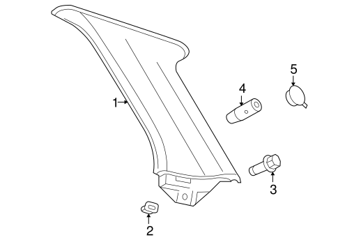 300 INTERIOR TRIM - QUARTER PANELS