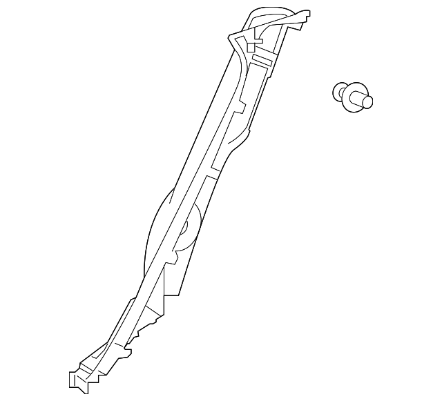 62551-12270-C0 Деталь LOWER QTR TRIM, RIGHT