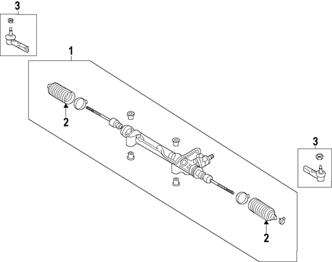 NX200t STEERING GEAR & LINKAGE 2