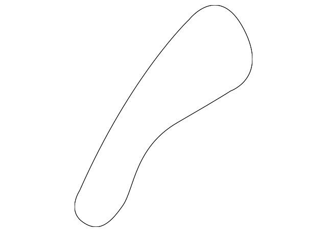 829441LA0A Деталь HANDLE COVER, RIGHT